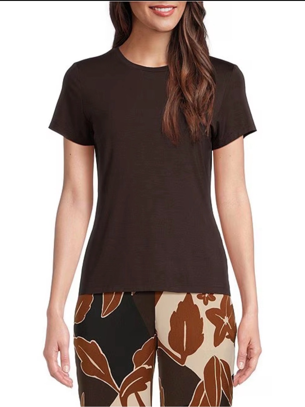 Alex Marie Brown Short Sleeve Crewneck Tee